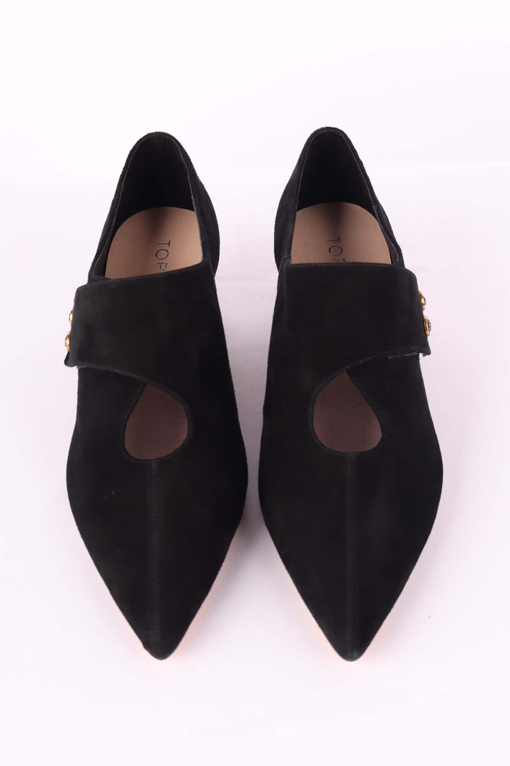 Arrie Suede Heel in Black