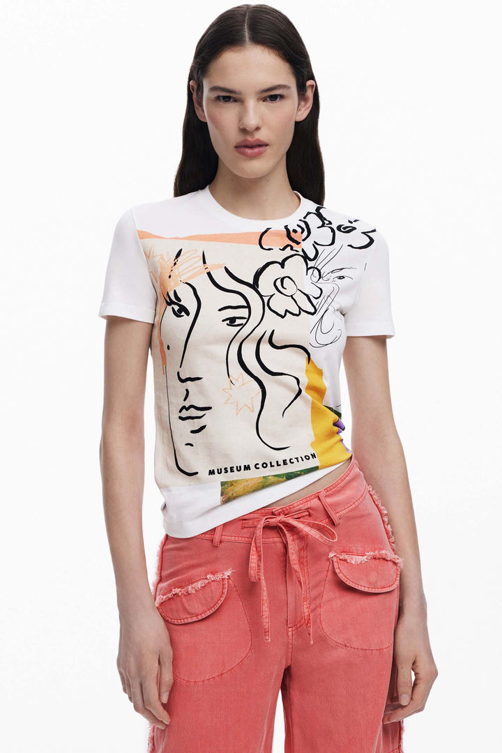 Arty Female Faces T-Shirt