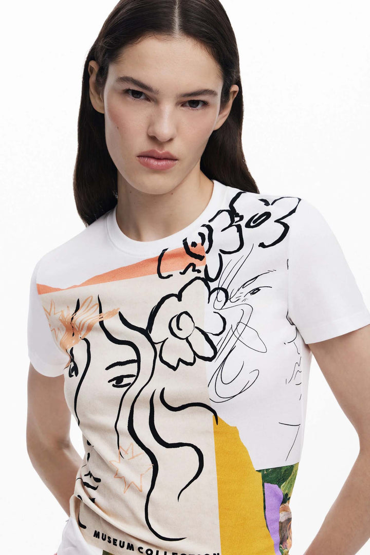 Arty Female Faces T-Shirt