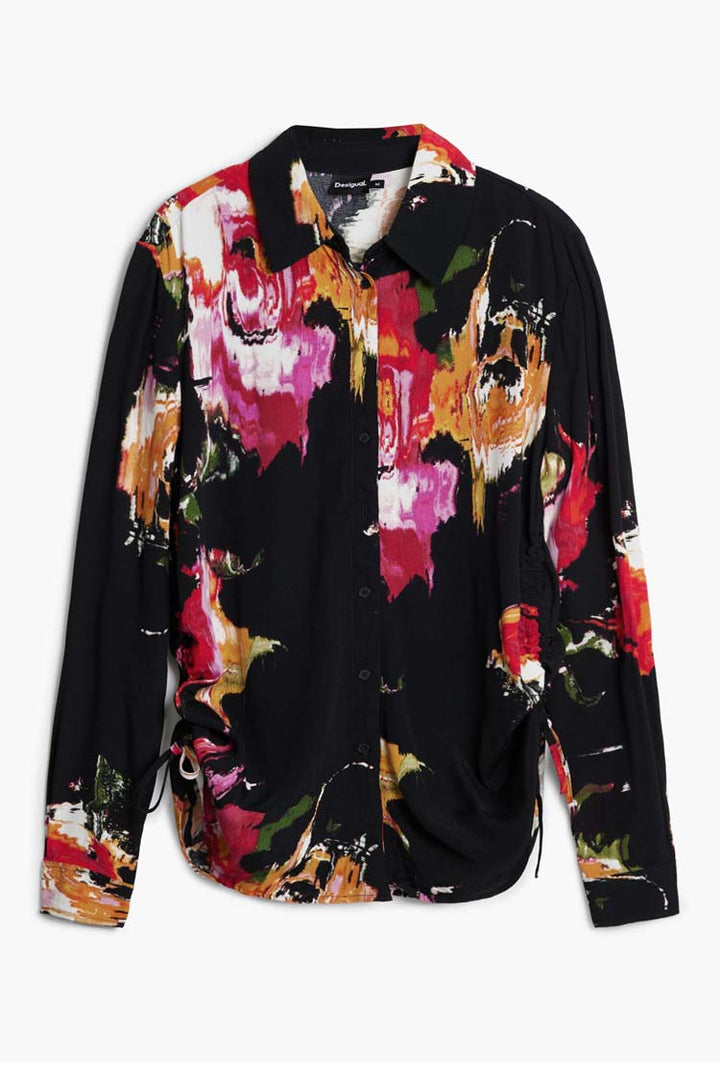 Arty Floral Print Shirt