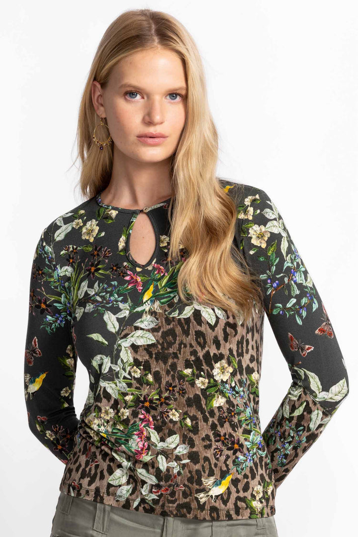 Ash Bird Janie Fav Keyhole Top