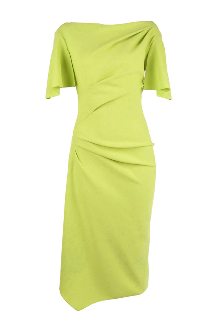 Ask Lula Dress in Lime