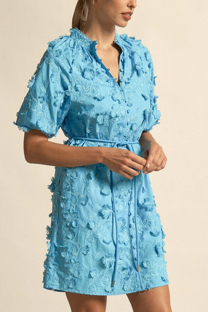 Aspect Dress in Bay Broderie