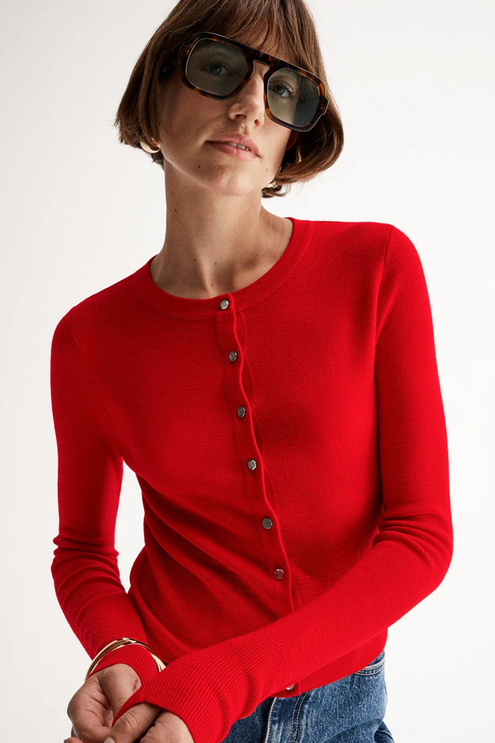 Astrid Cardi in Red