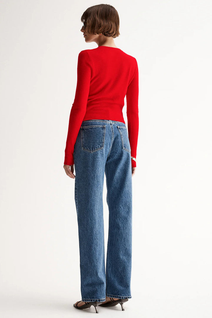 Astrid Cardi in Red