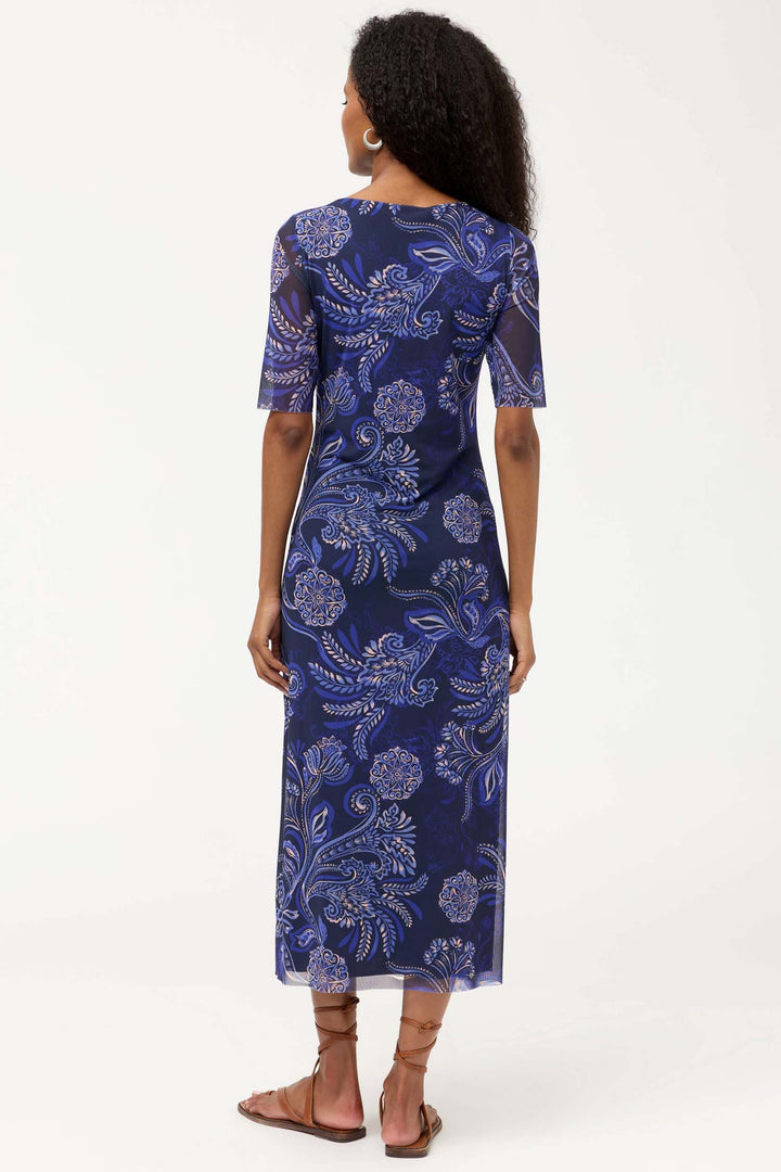 Astrid Mesh Midi Dress in Miko