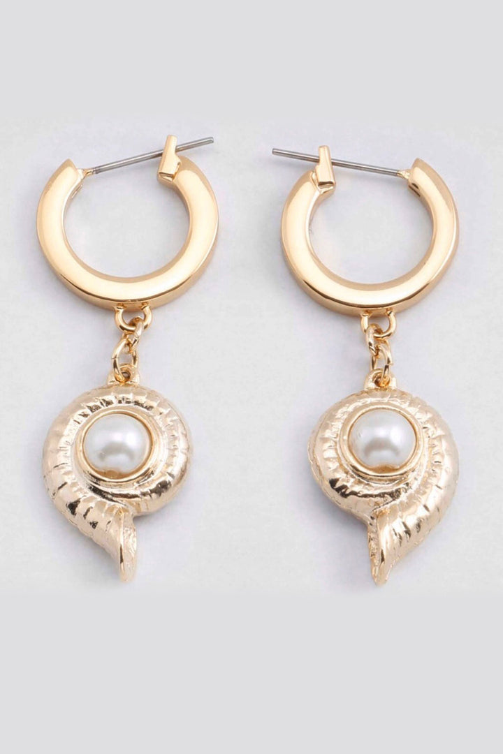 Atlantic Hoop Earrings in Gold