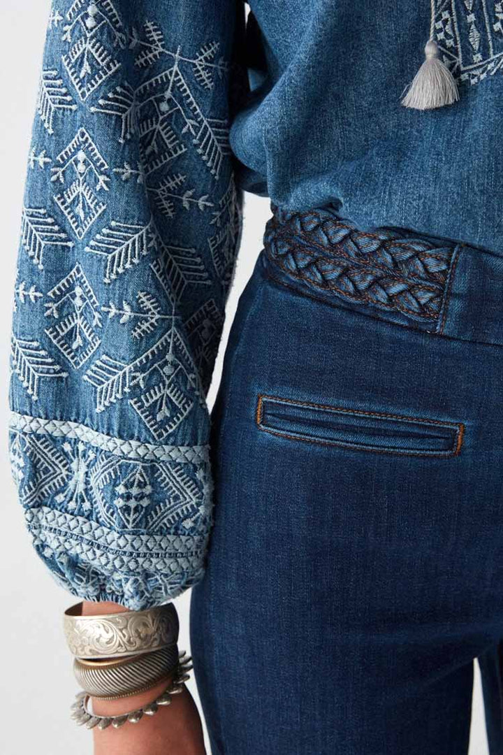 Audrey Blouse - Denim Romance