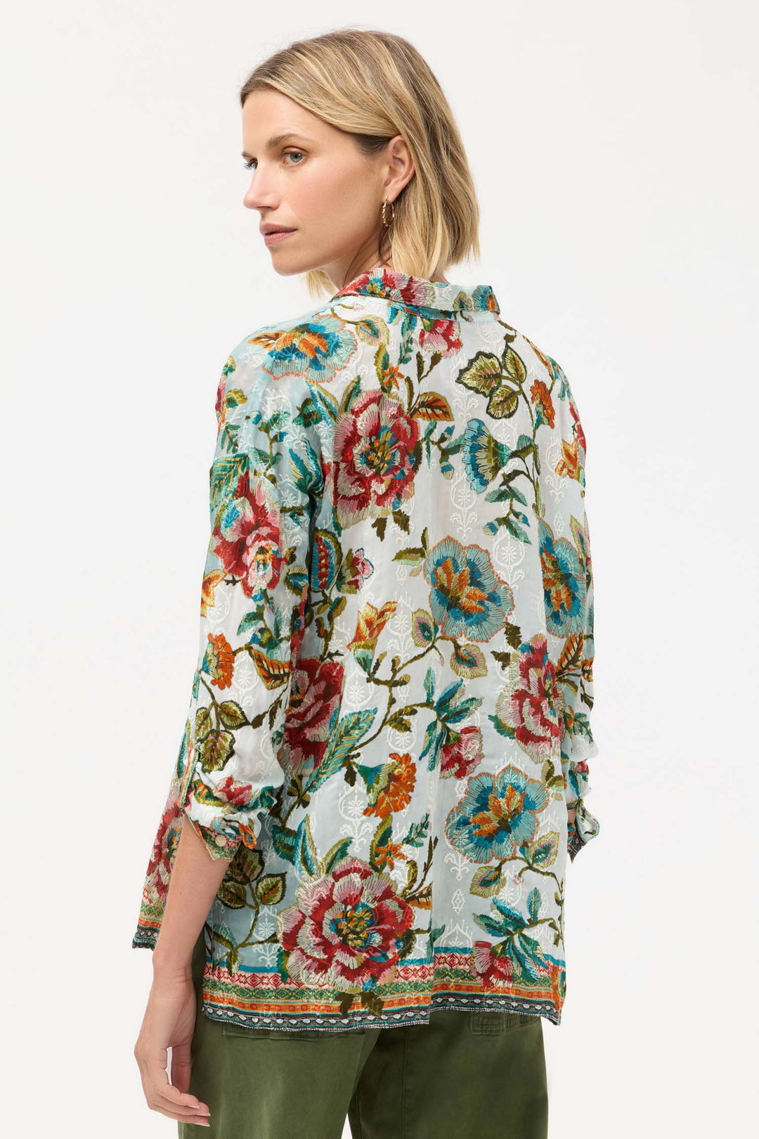 Audrey Button Up Shirt in Gillian