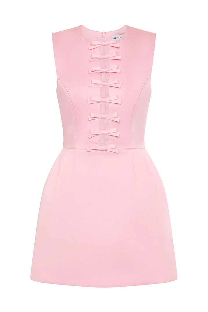 Aymee Mini Dress in Soft Pink