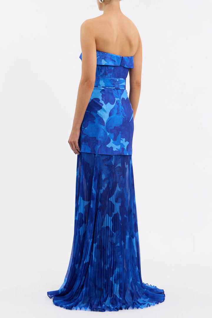 Azula Printed Sleeveless Maxi Dress