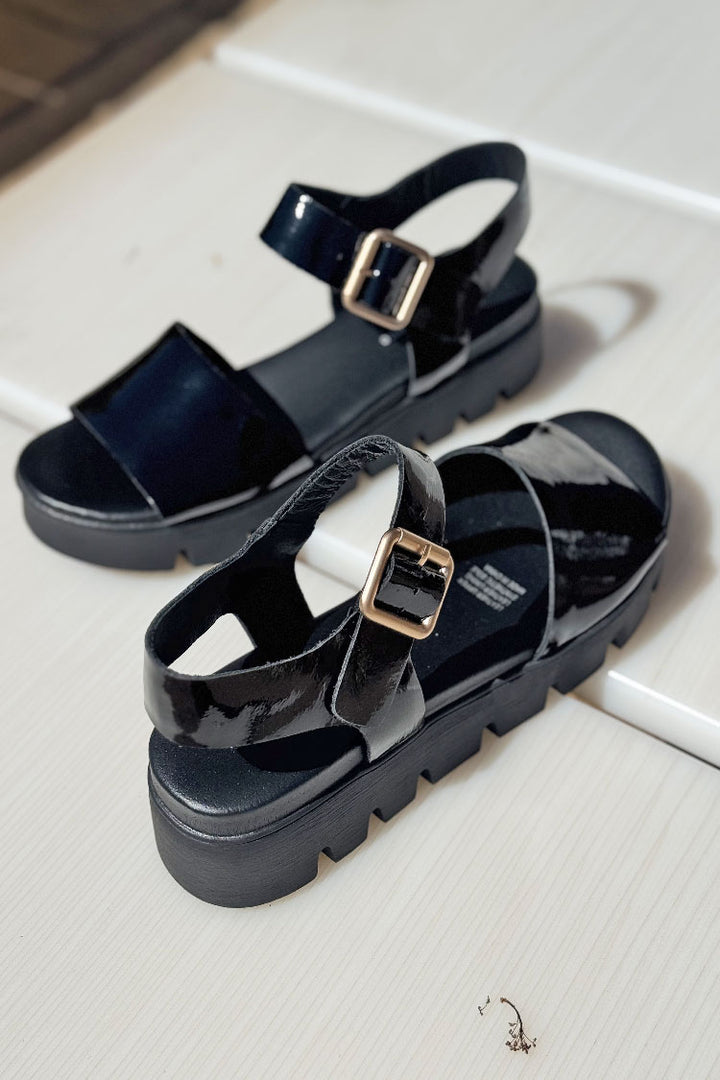 Babels Patent Leather Sandals