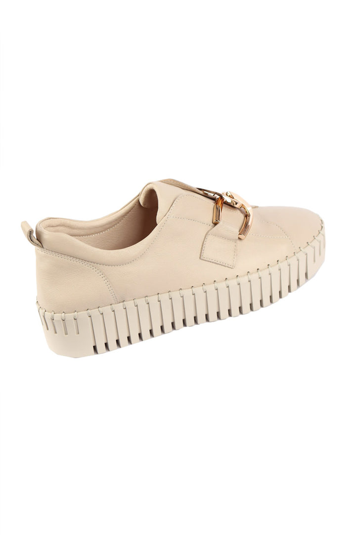 Bage Leather Sneaker in Almond