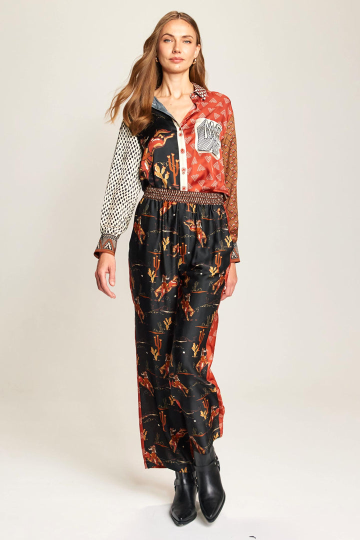 Bailey Straight Leg Track Pant in Rodeo