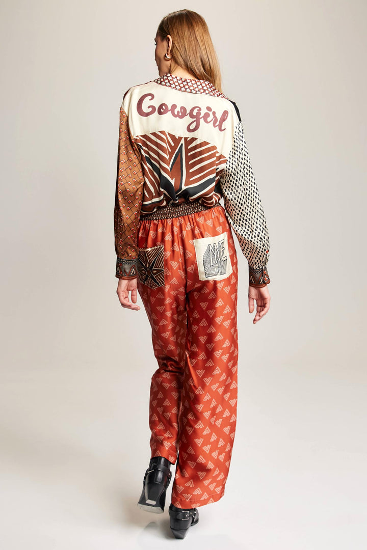 Bailey Straight Leg Track Pant in Rodeo