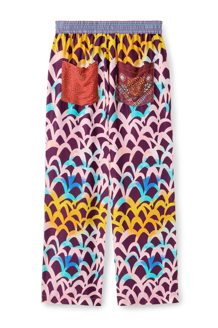 Bailey Straight Leg Track Pant in Shipibo