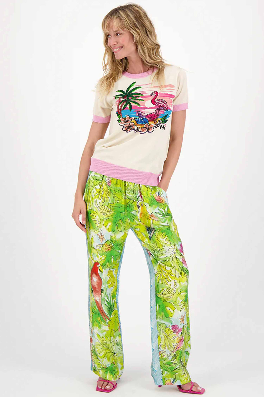 Bailey Straight Leg Track Pant in Pura Vida