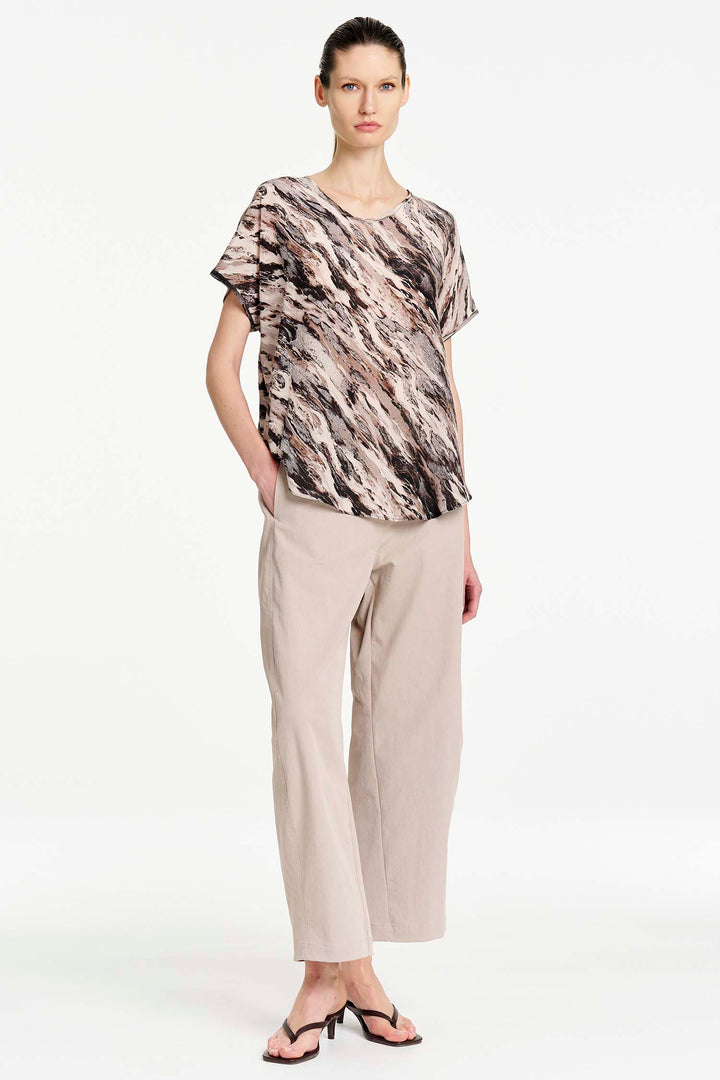 Barrel Leg Pant in Ivory