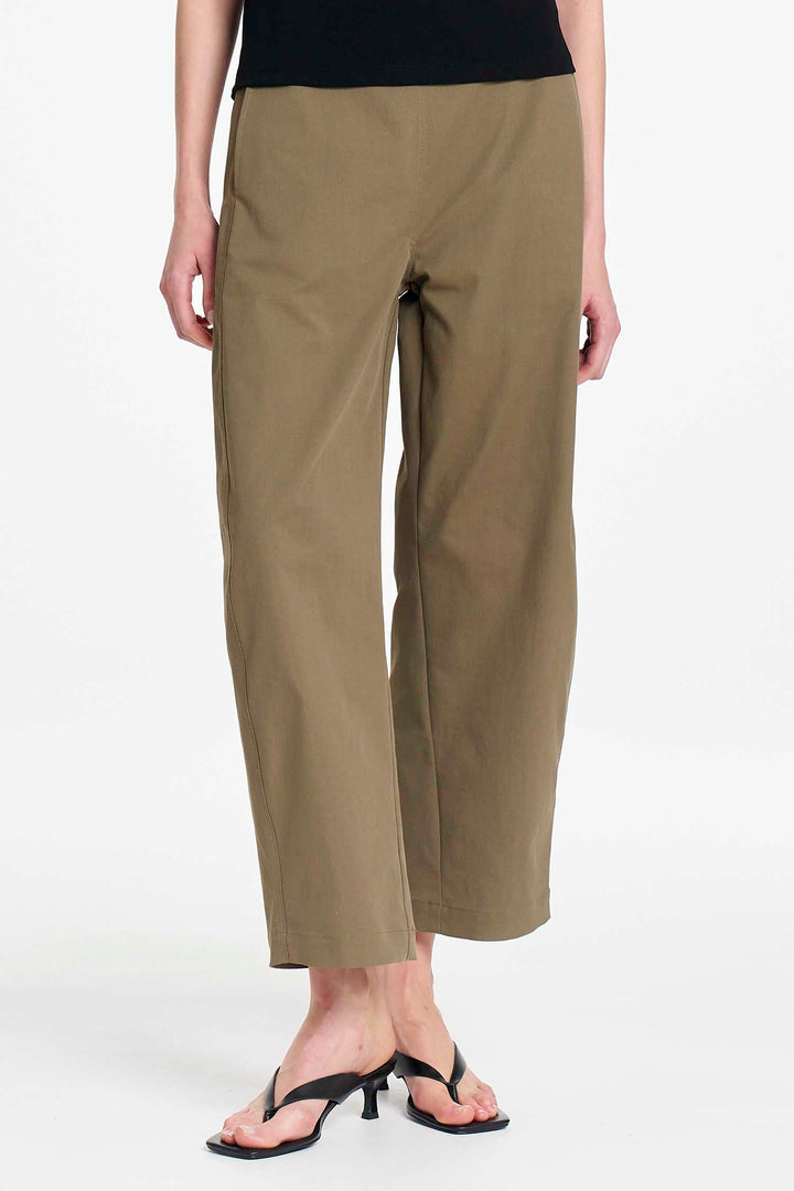 Barrel Leg Pant in Olive
