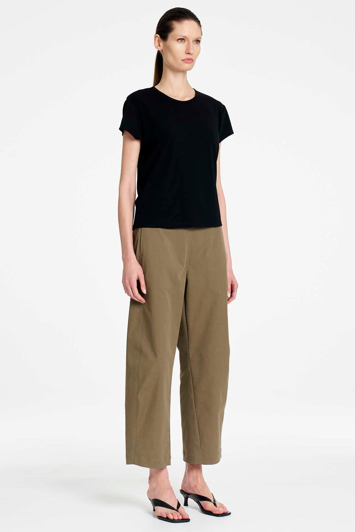 Barrel Leg Pant in Olive