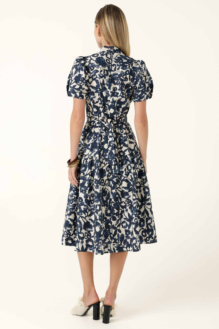 Bateau Shirtmaker in Navy Ecru