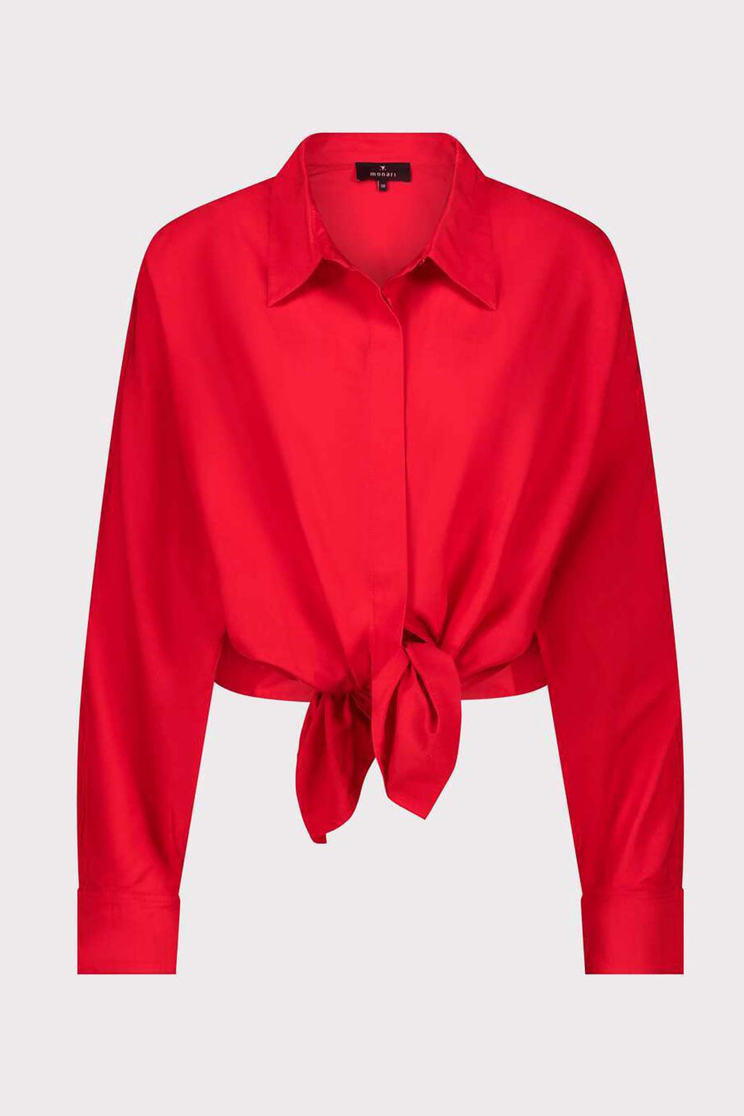 Batwing LS Blouse with Knot