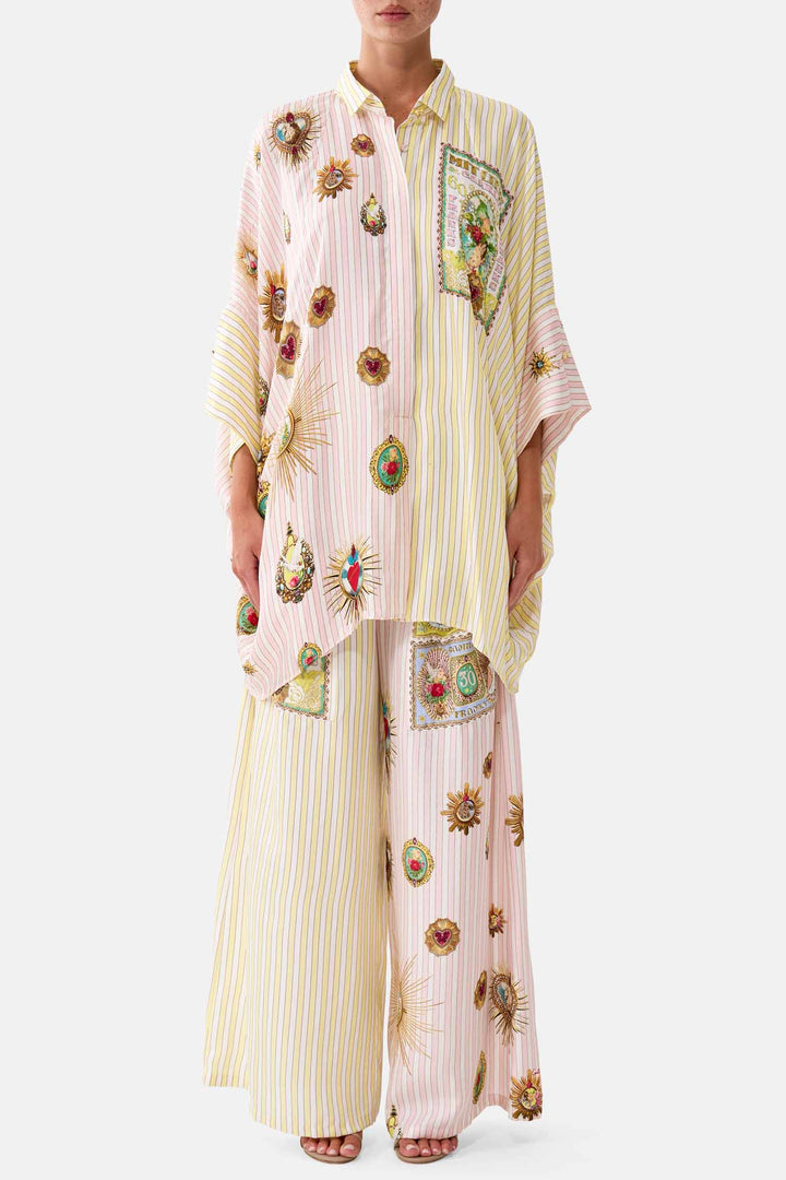 Batwing Shirt in Painted Prayers