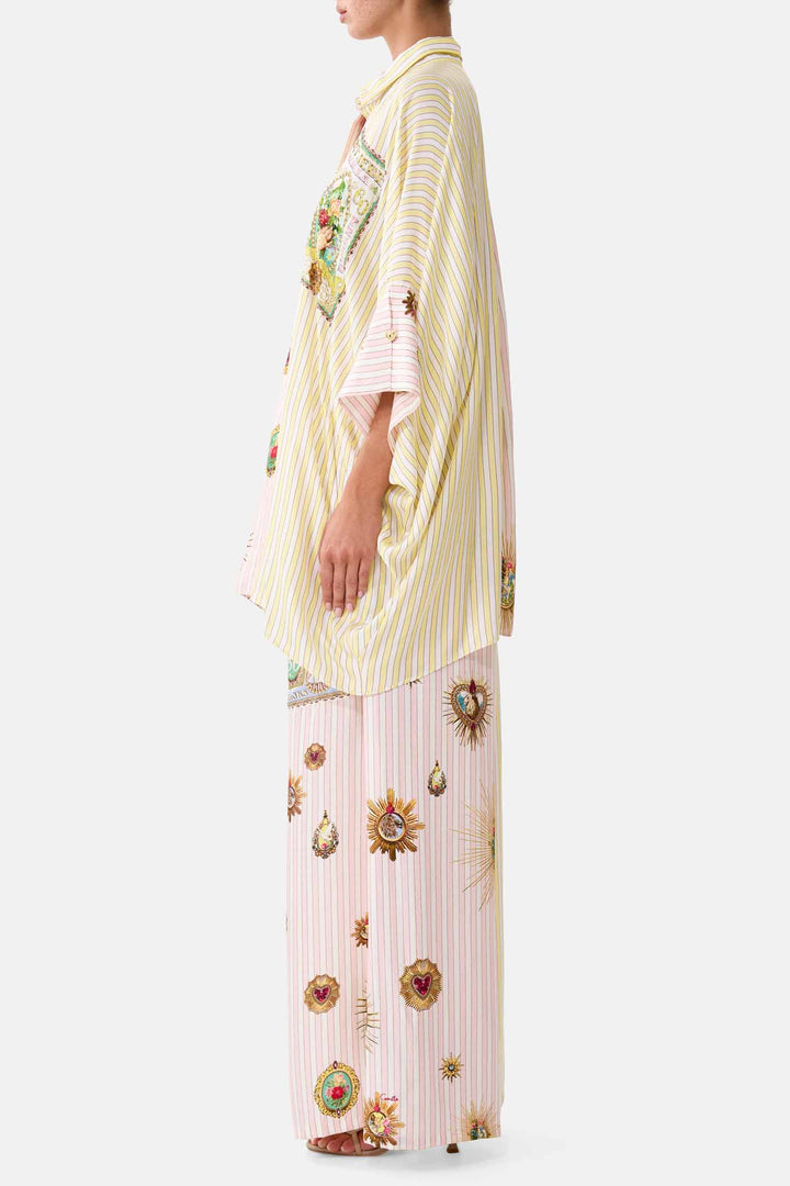 Batwing Shirt in Painted Prayers