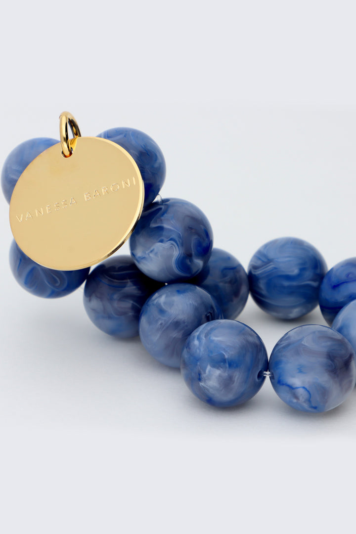 Beads Flex Bracelet in Ocean Blue