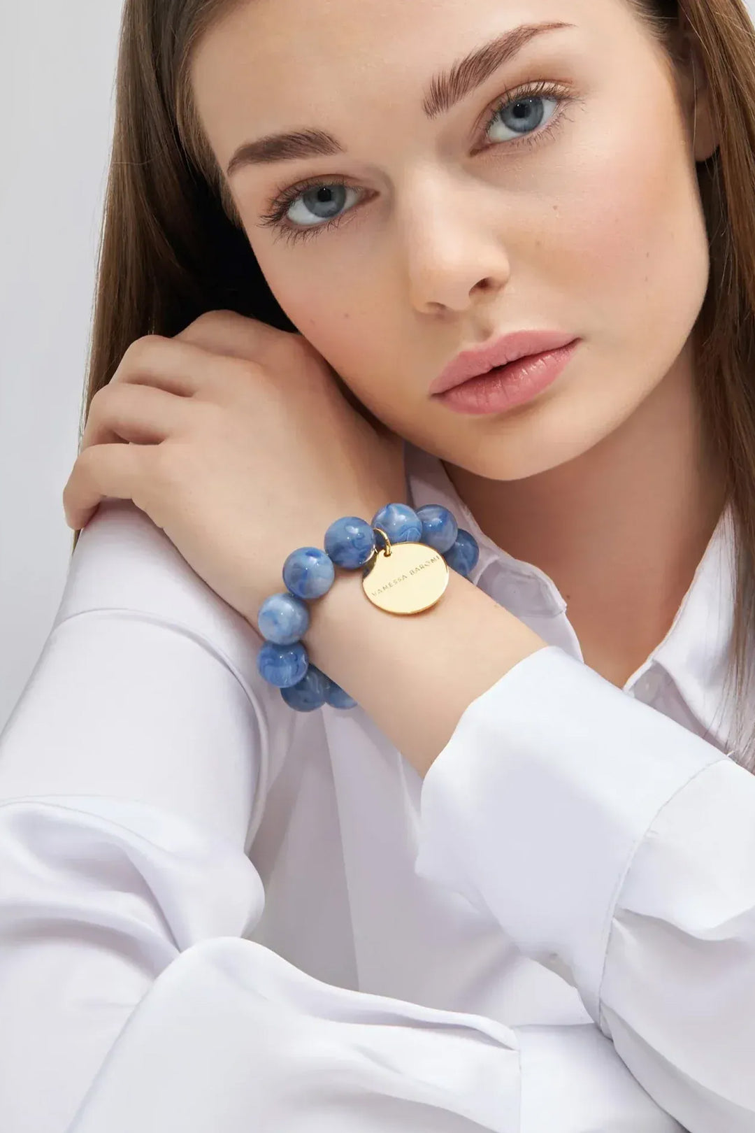 Beads Flex Bracelet in Ocean Blue