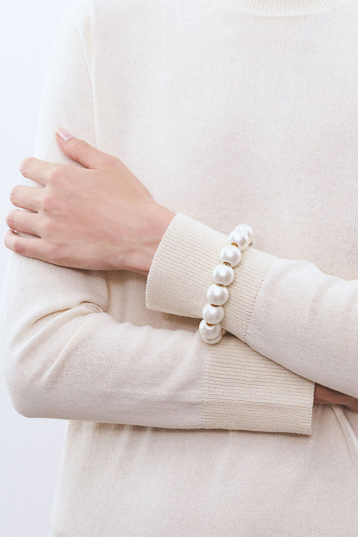 Beads Bracelet in Pearl