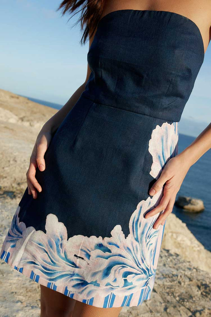 Beatrix Dress In Ocean Seashell