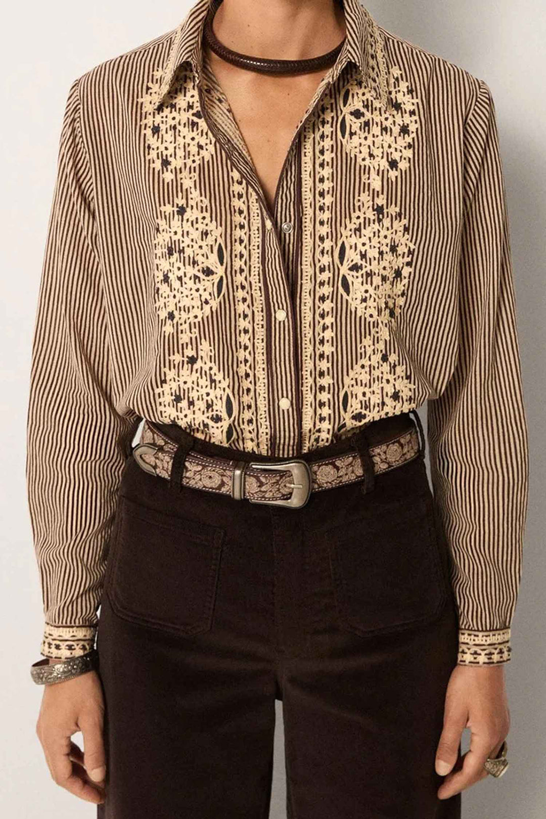 Bebo Blouse in Cohiba