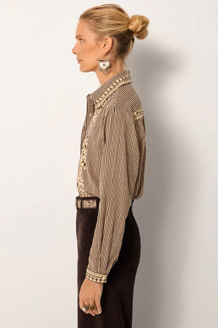 Bebo Blouse in Cohiba