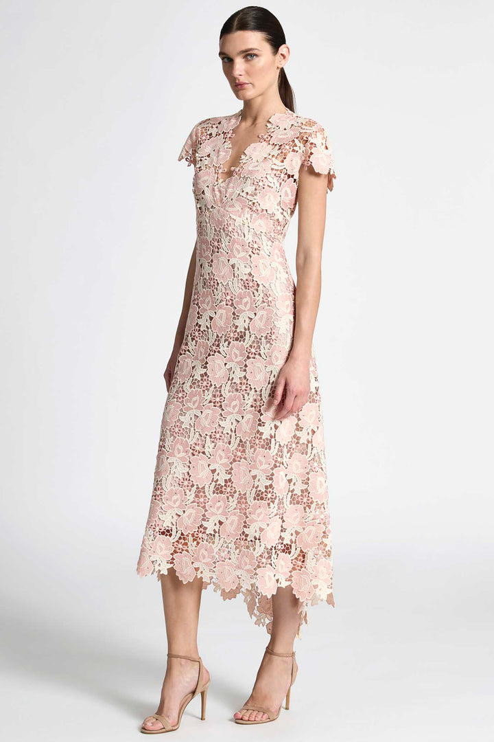 Belinda Dress in Blush Cream