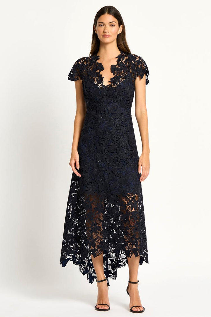 Belinda Dress in Navy