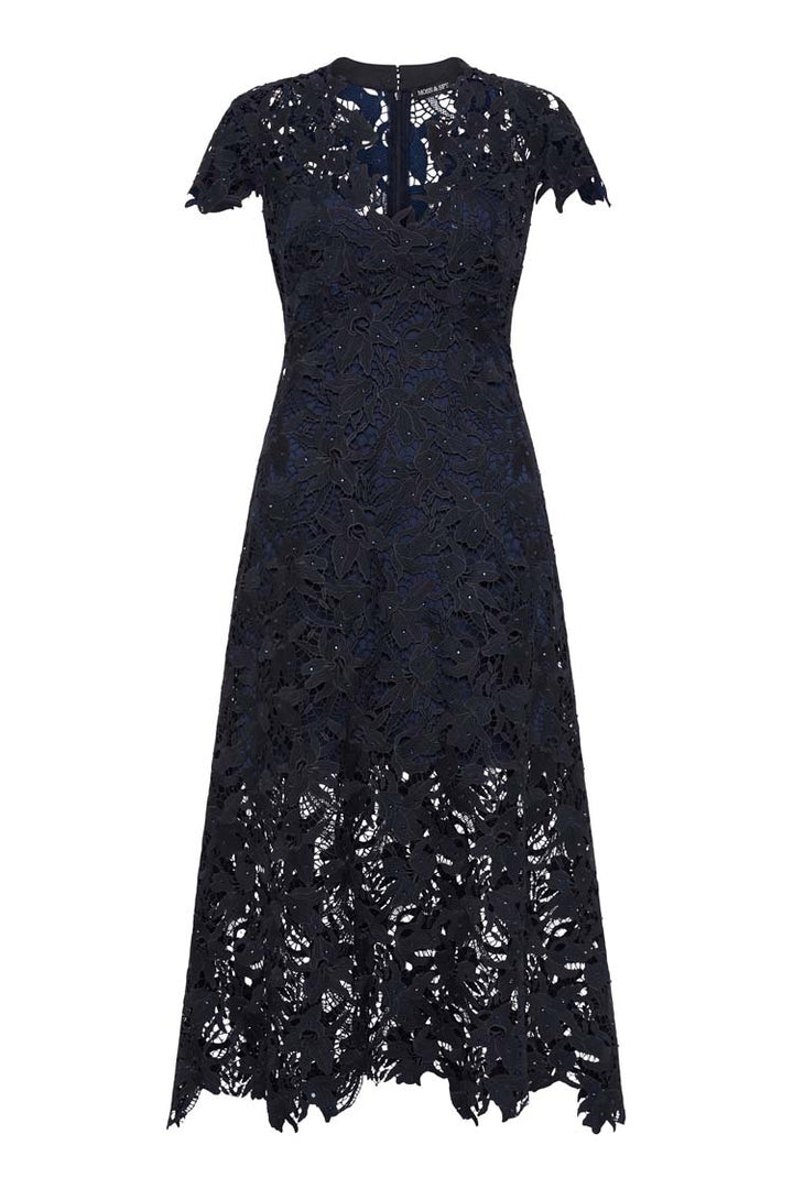 Belinda Dress in Navy