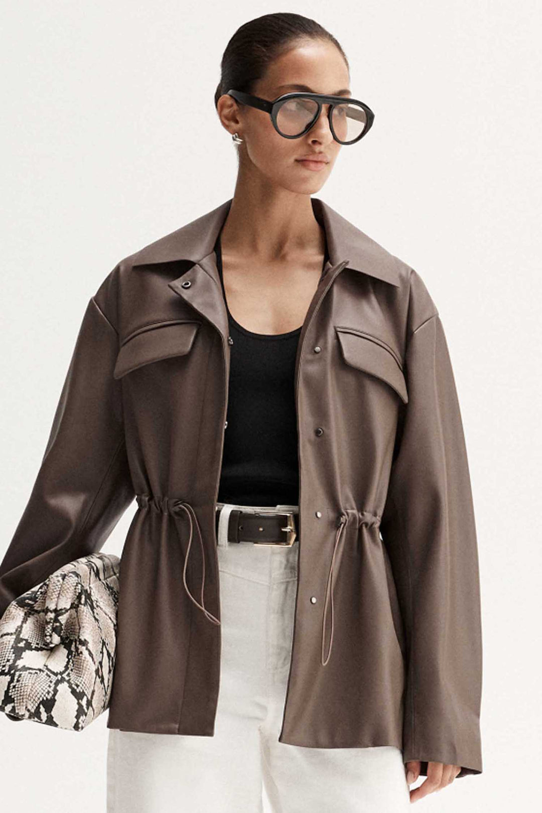 Bennet Jacket in Taupe