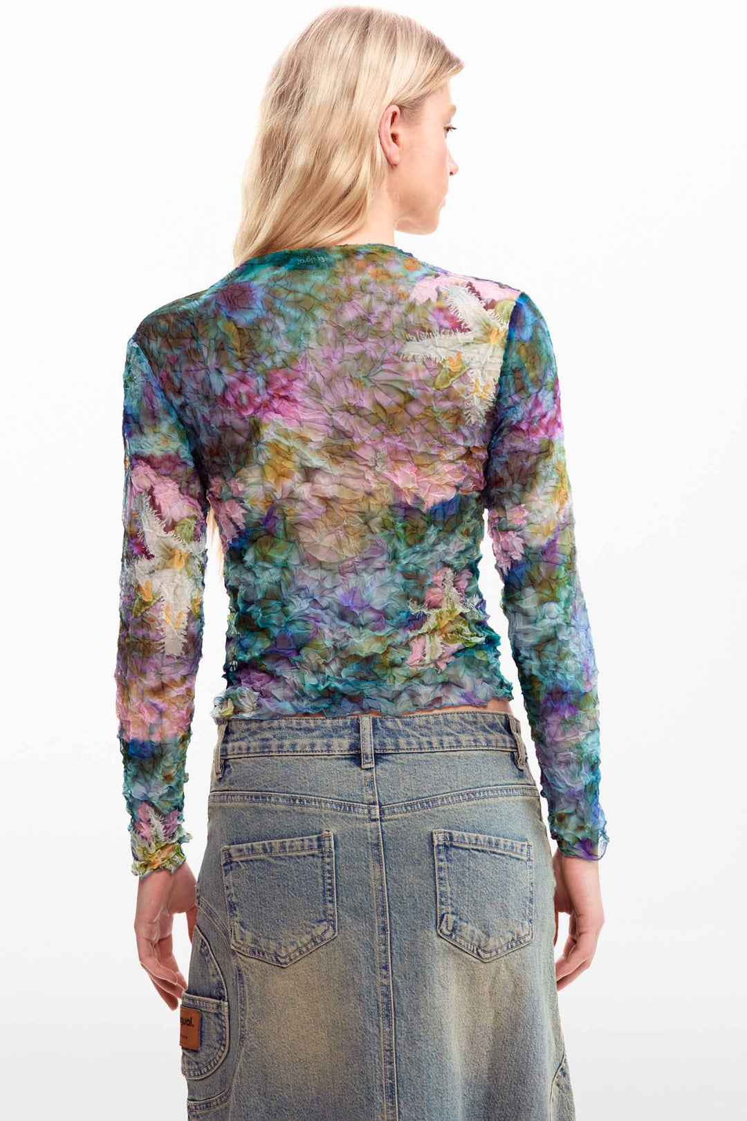 Bettle Blouse in Azul Mineral