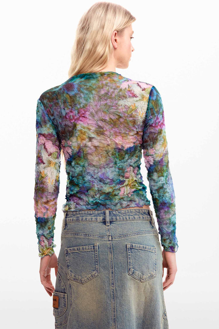 Bettle Blouse in Azul Mineral
