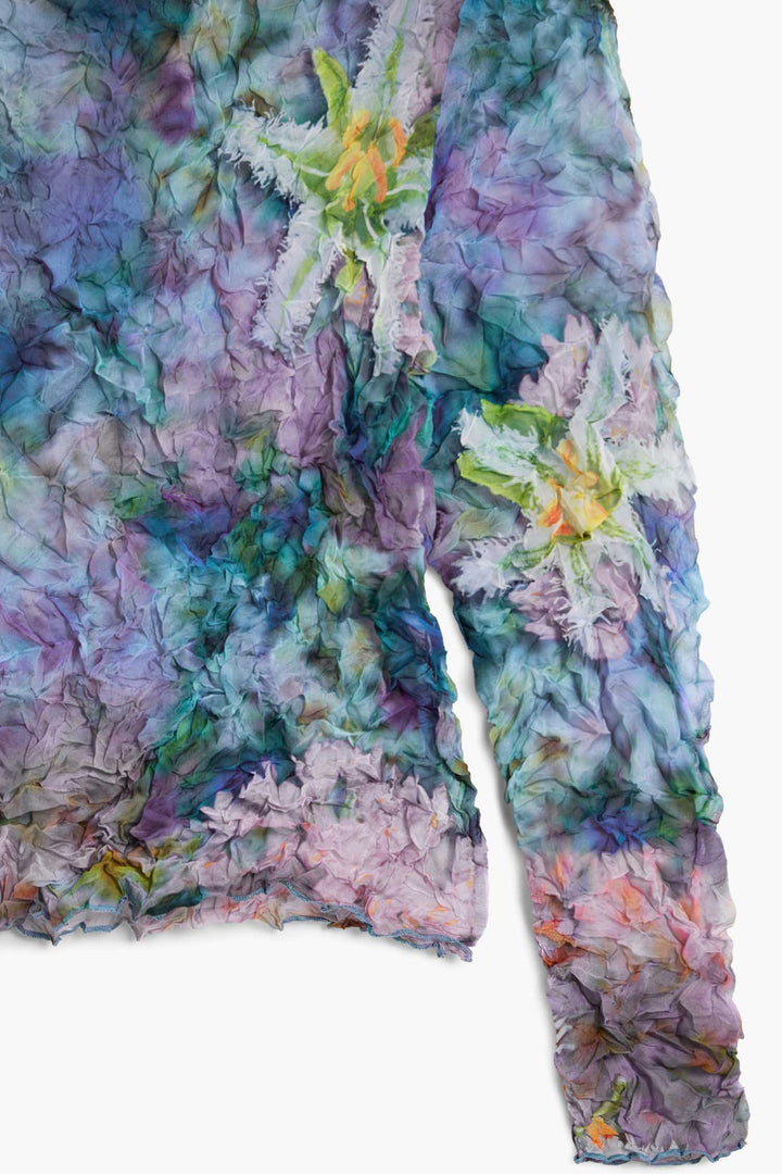 Bettle Blouse in Azul Mineral