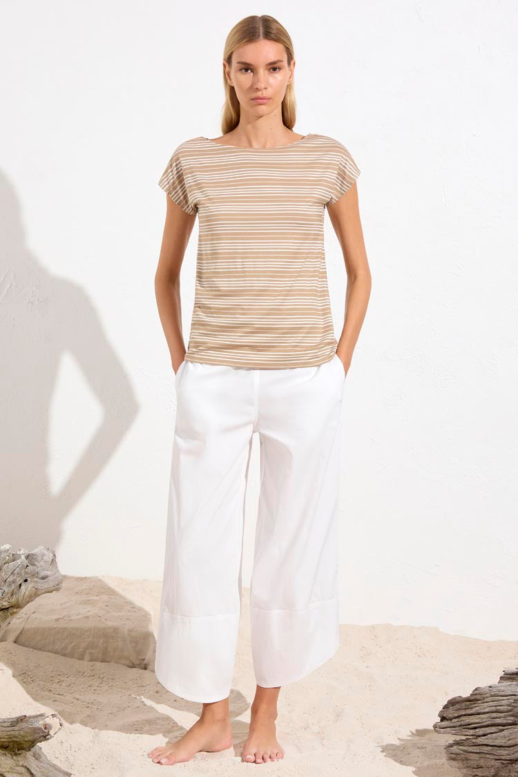 Bevel Pant in White