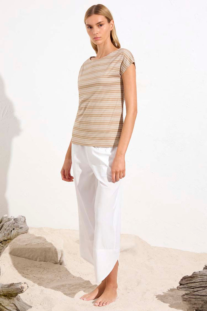 Bevel Pant in White