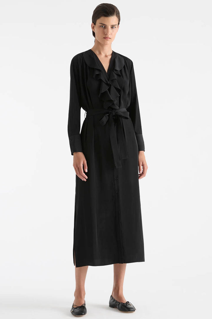 Billow Dress in Black