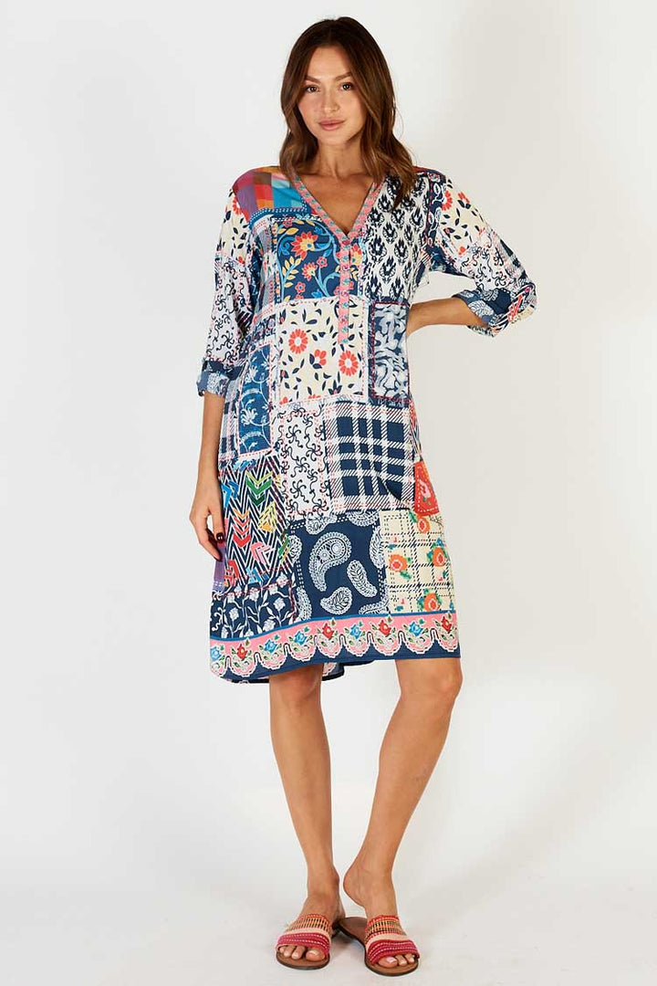 Birdie Printed Shirt Dress