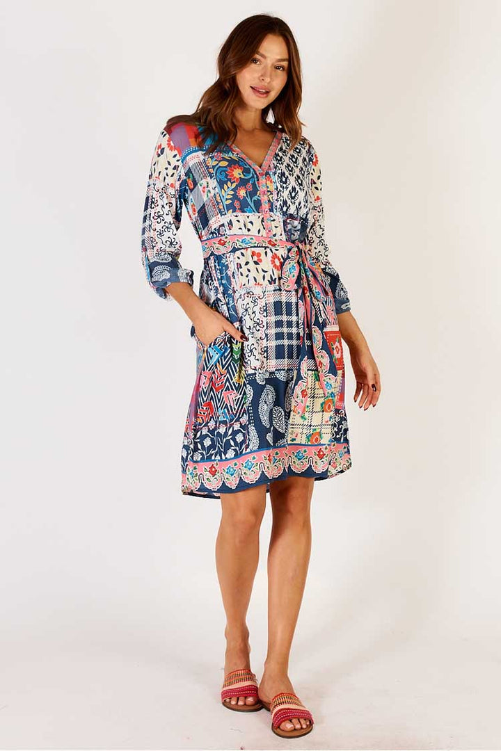 Birdie Printed Shirt Dress