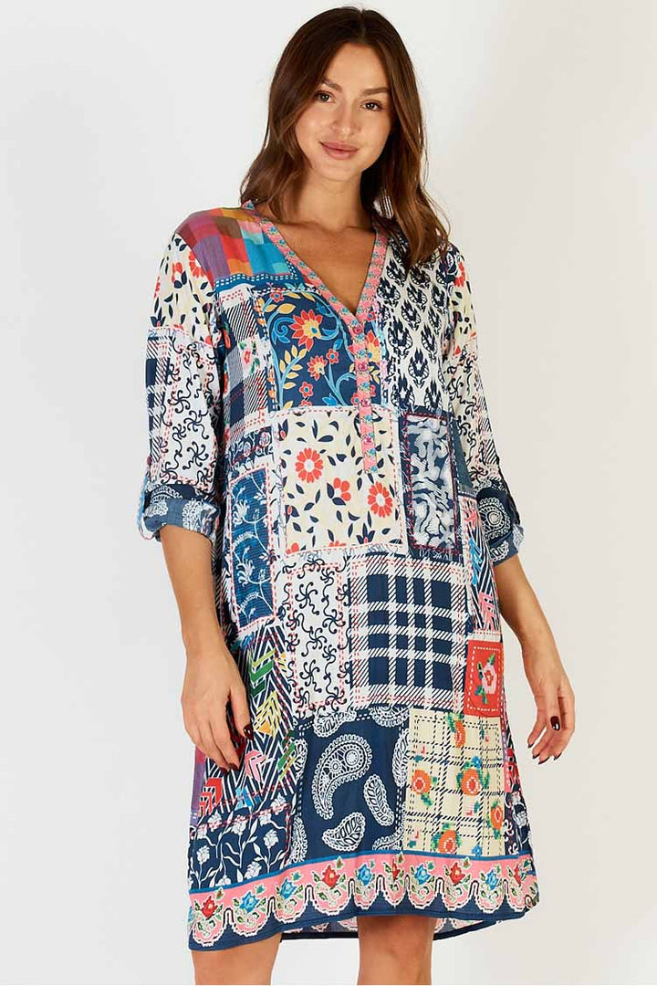 Birdie Printed Shirt Dress
