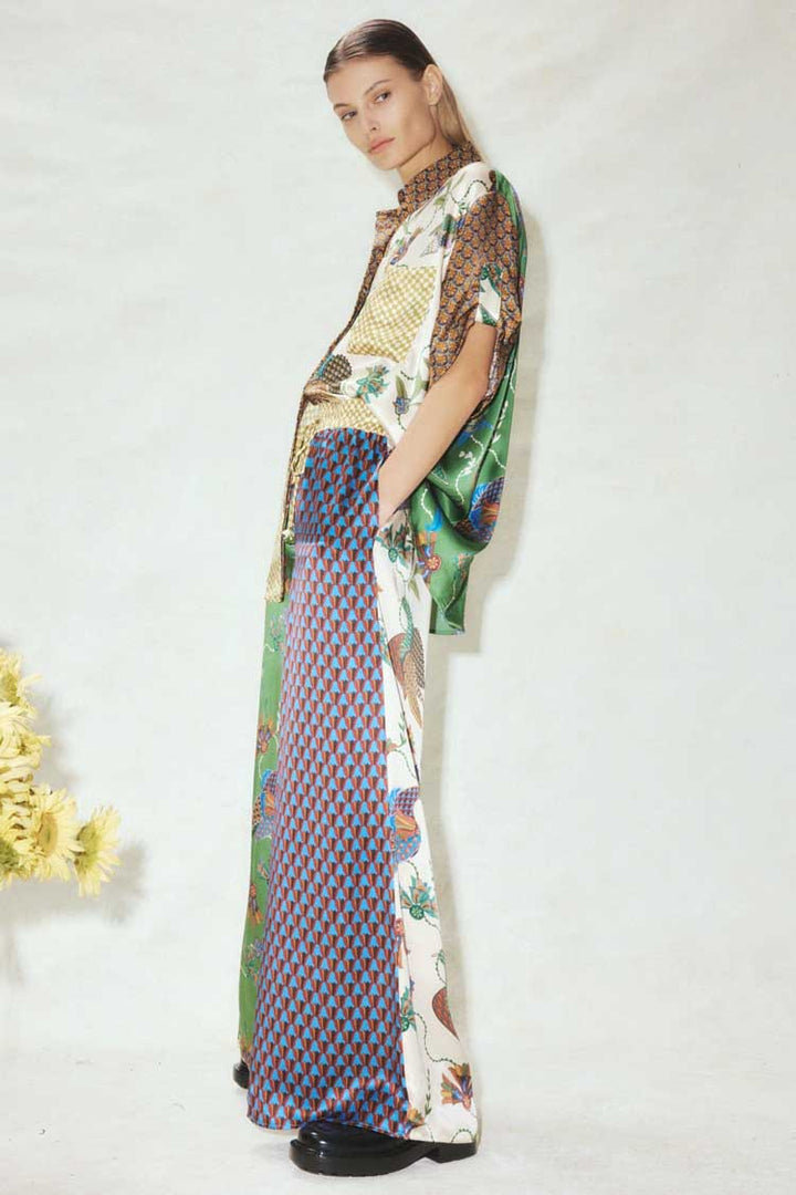 Birdie Spliced Shirt