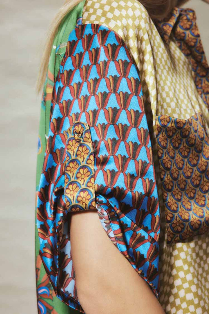 Birdie Spliced Shirt