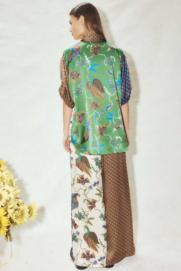 Birdie Spliced Shirt